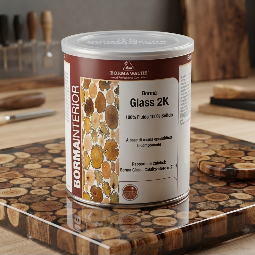 Stucco Legno Borma Wachs Noce Medio Extra Forte 1L