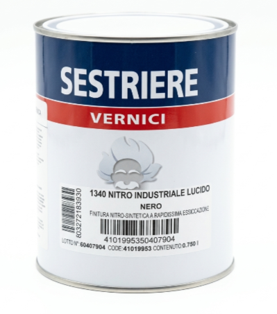 Nitro Industriale 1340 Lucido Nero 750Ml Sestriere