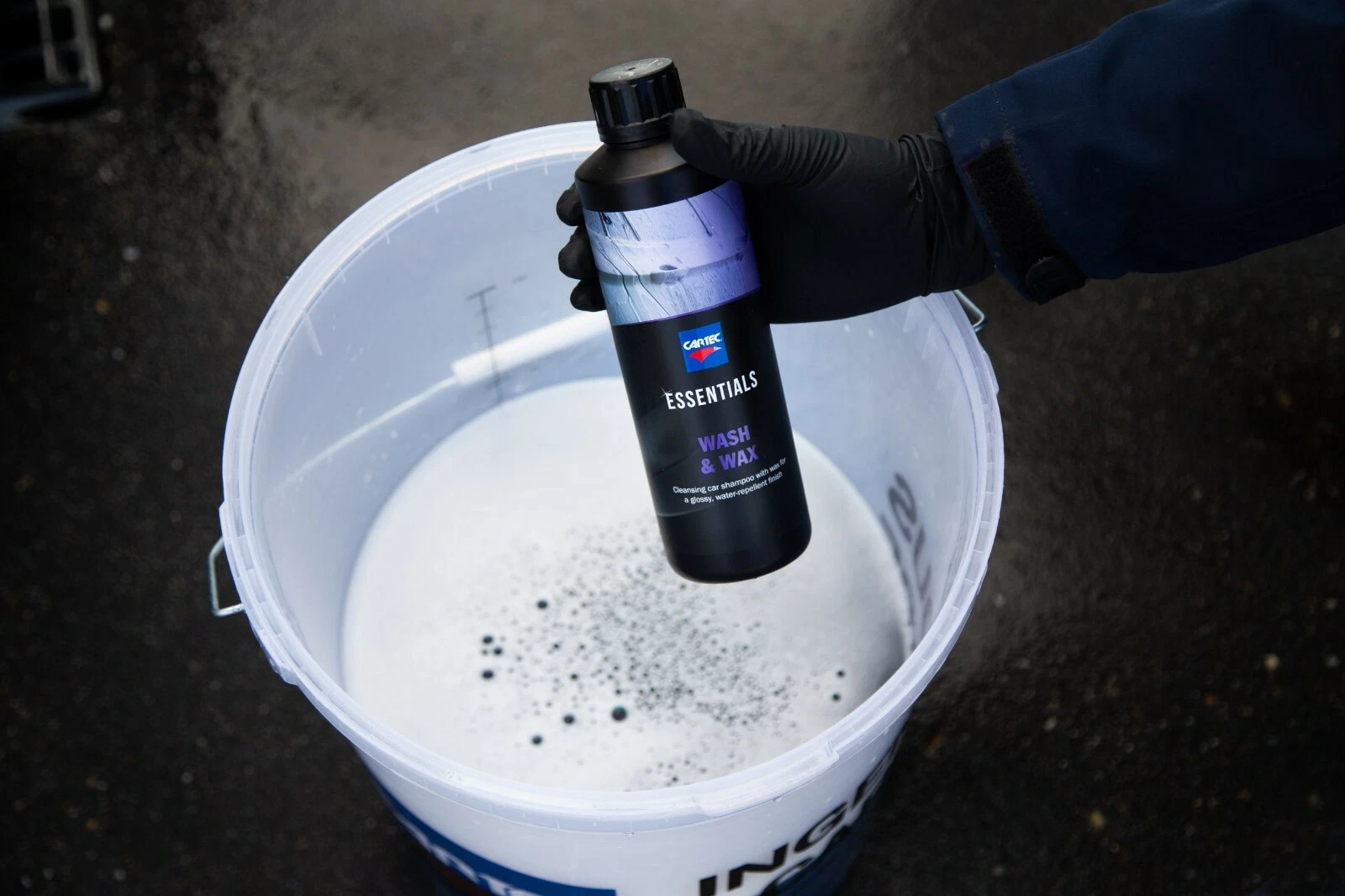 Cartec Wash & Wax - Shampoo Auto Con Sio2 Protettivo Idrofobico Schium - immagine 2