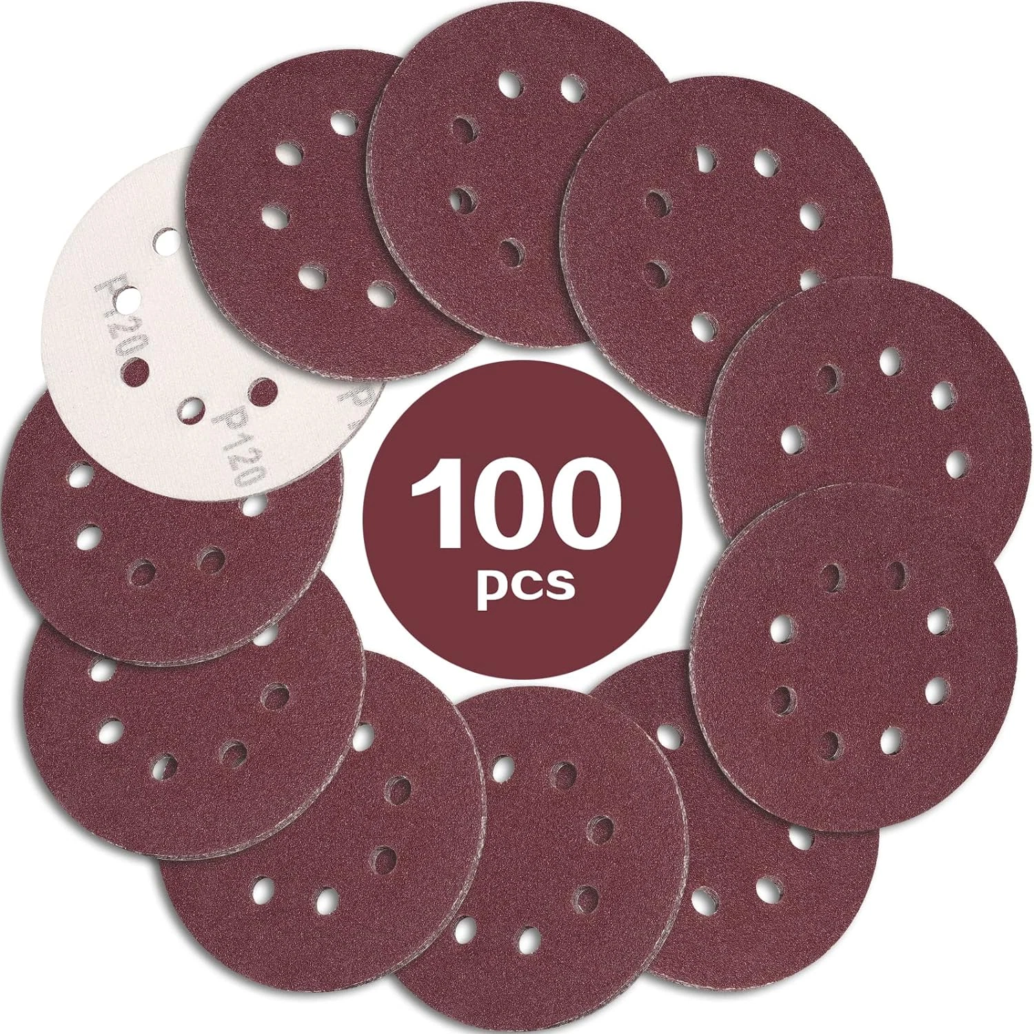 Dischi Dischetti Abrasivi Professionale Da 150Mm 15 Fori Grana 1000 (1 - immagine 4