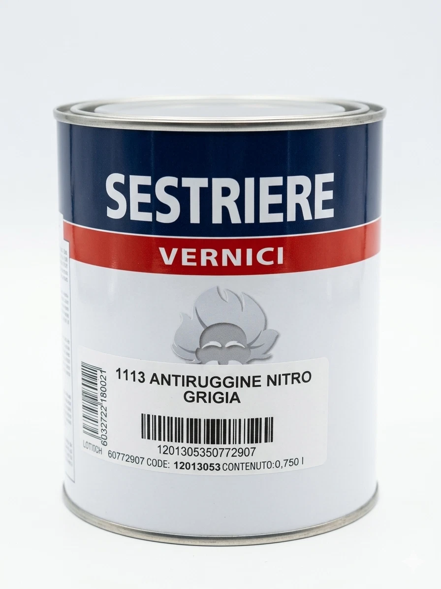 Antiruggine Nitro Grigia 1113 Nitro Primer 750Ml Sestriere