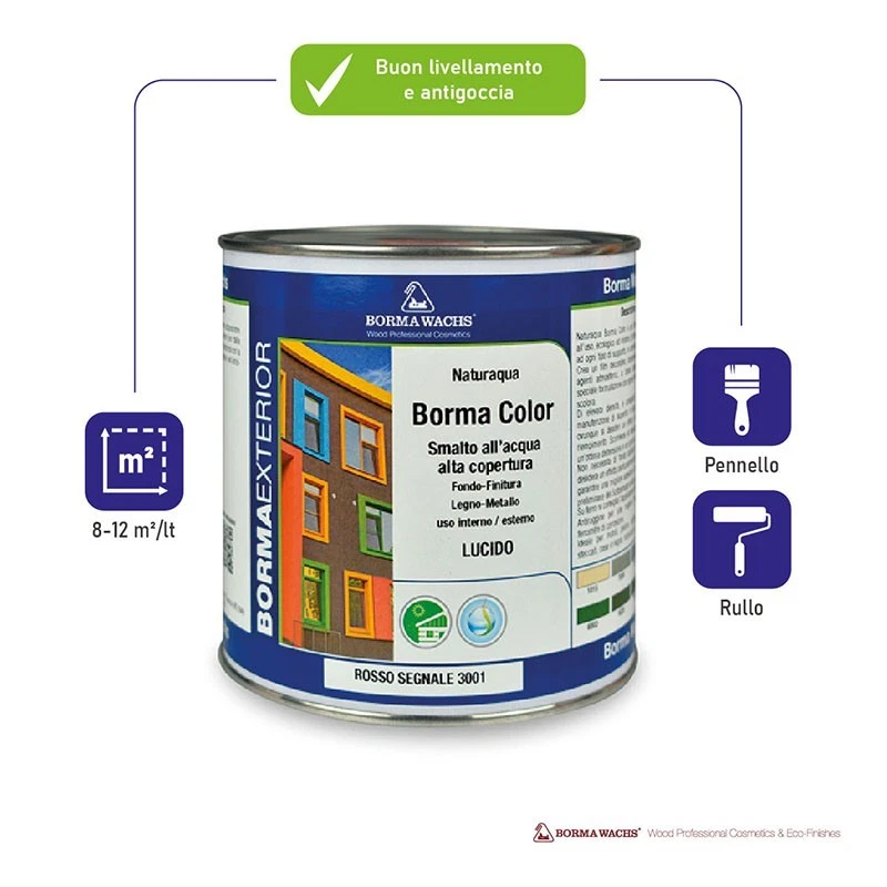 Smalto Alta Copertuta 3In1 Ral9010 Bianco Lucido 90 Gloss