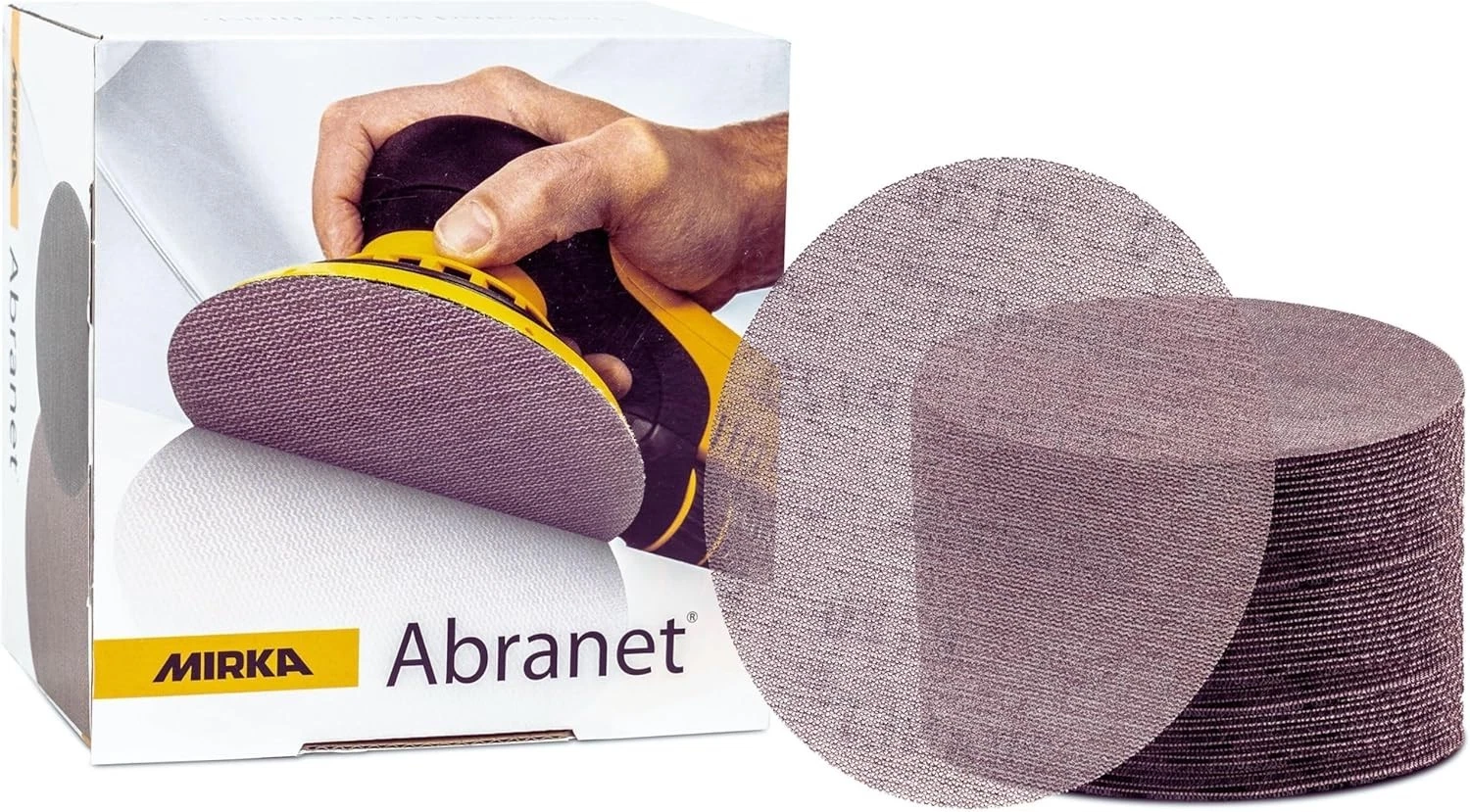 Mirka Abranet Dischi Abrasivi A Rete Ø 150Mm A Strappo 50 Pezzi Grana
