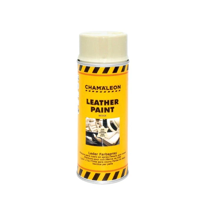 Vernice Spray Per Pelli "Chamaleon Leather Paint Spray 400Ml" Colore BLACK