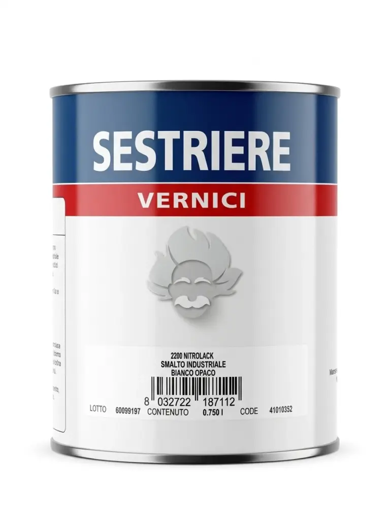 Nitro Industriale 2200 Bianco Opaco 750Ml Sestriere