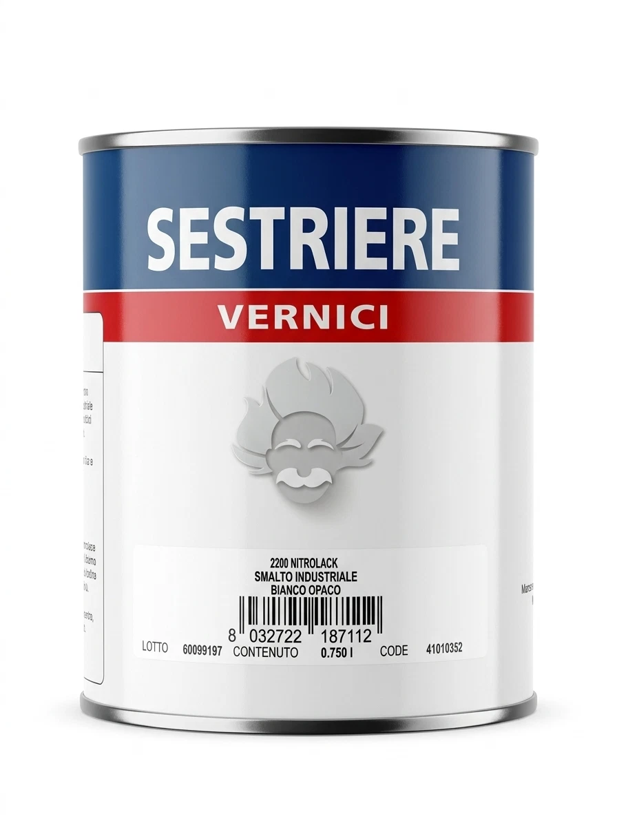 Nitro Industriale 2200 Bianco Opaco 750Ml Sestriere