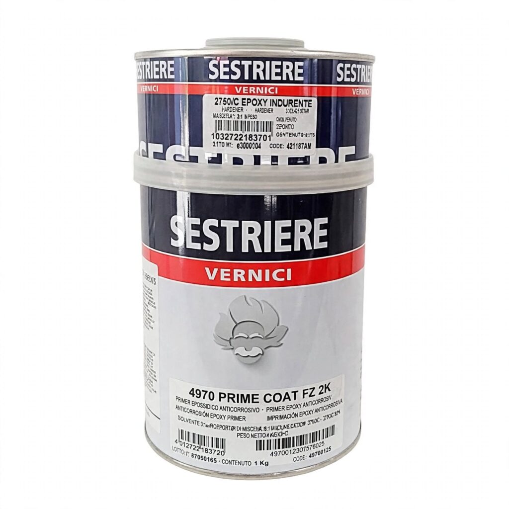 Kit Prime Coat Fz Grigio 4970 1Kg Sestriere Primer Epossidico Bicompon